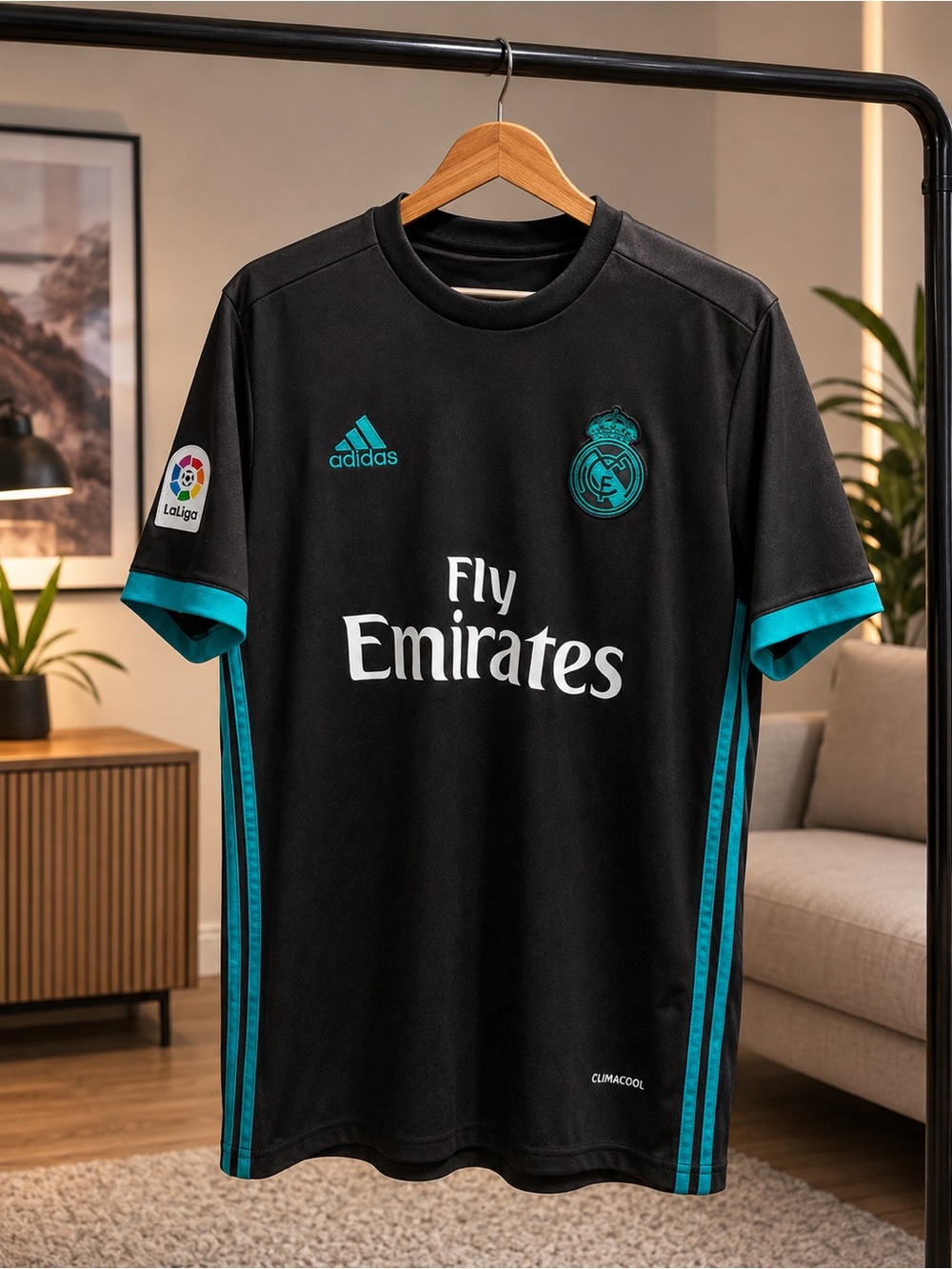 Adidas Real Madrid 2017/2018 away jersey “Ronaldo “ size L